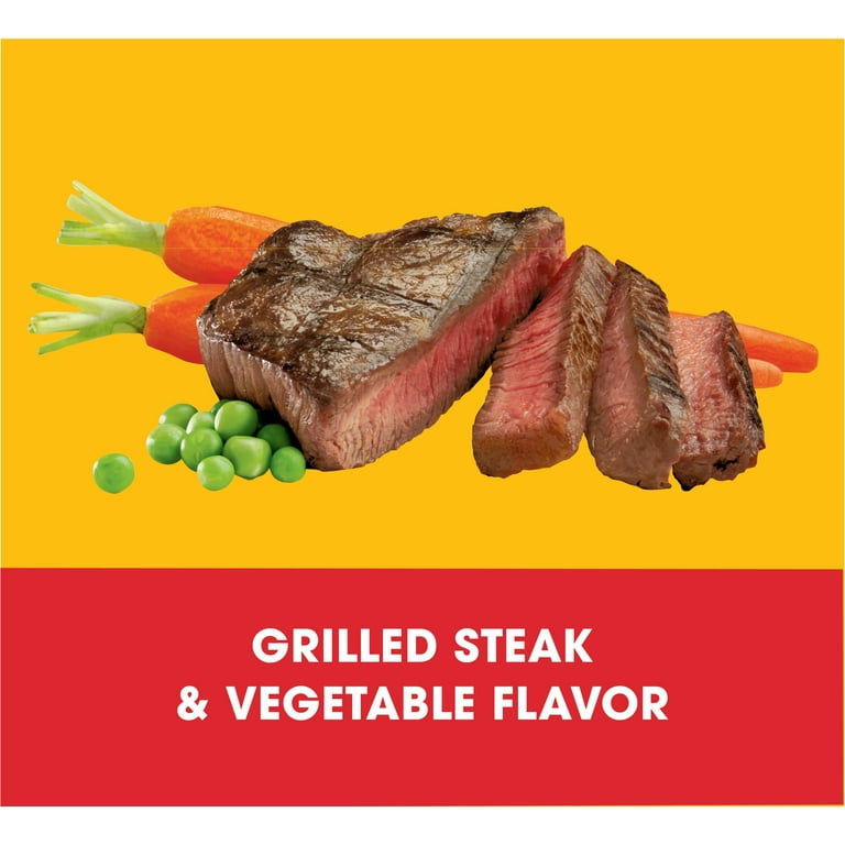 Image 3 of Pedigree Complete Nutrition Adult Dry Dog Food Grilled Steak & Vegetable Flavor Dog Kibble, 30 Lb Bonus Bag